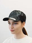 Бейсболка FLEXFIT арт. 6606VC (черный / камуфляж)